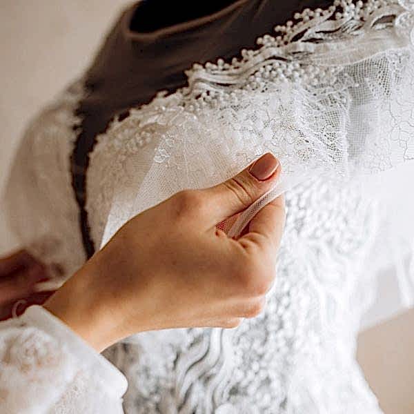 Bridal alterations in Cambridge for custom wedding dresses by Cambridge Tailoring.